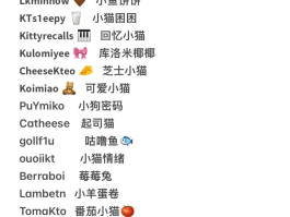 注册账号的英文昵称怎么写好
