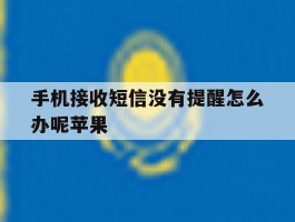 手机接收短信没有提醒怎么办呢苹果