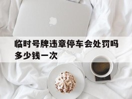 临时号牌违章停车会处罚吗多少钱一次