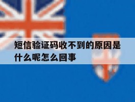 短信验证码收不到的原因是什么呢怎么回事
