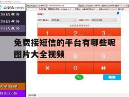 免费接短信的平台有哪些呢图片大全视频