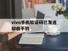 vivo手机验证码已发送却收不到