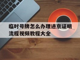 临时号牌怎么办理进京证明流程视频教程大全