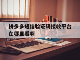 拼多多短信验证码接收平台在哪里看啊