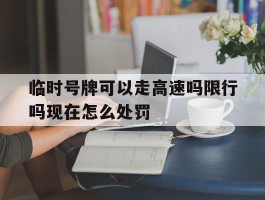 临时号牌可以走高速吗限行吗现在怎么处罚