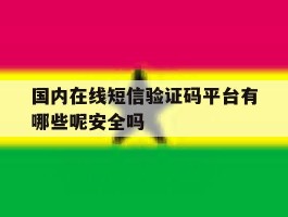 国内在线短信验证码平台有哪些呢安全吗的简单介绍