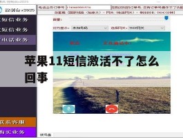 苹果11短信激活不了怎么回事