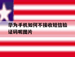 关于华为手机如何不接收短信验证码呢图片的信息