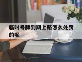 临时号牌到期上路怎么处罚的呢