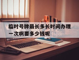包含临时号牌最长多长时间办理一次啊要多少钱呢的词条