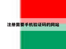 注册需要手机验证码的网站