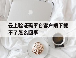 关于云上验证码平台客户端下载不了怎么回事的信息