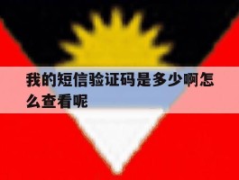 我的短信验证码是多少啊怎么查看呢