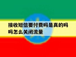 包含接收短信要付费吗是真的吗吗怎么关闭流量的词条