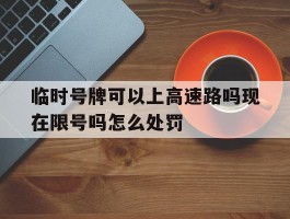 临时号牌可以上高速路吗现在限号吗怎么处罚