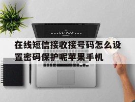 在线短信接收接号码怎么设置密码保护呢苹果手机的简单介绍
